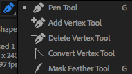 Pen Tool Options