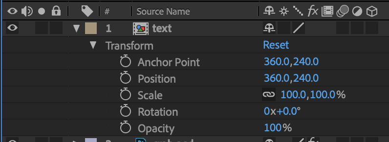 Transform Properties