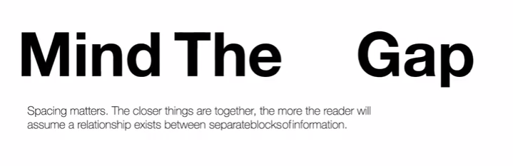 spacing relationships